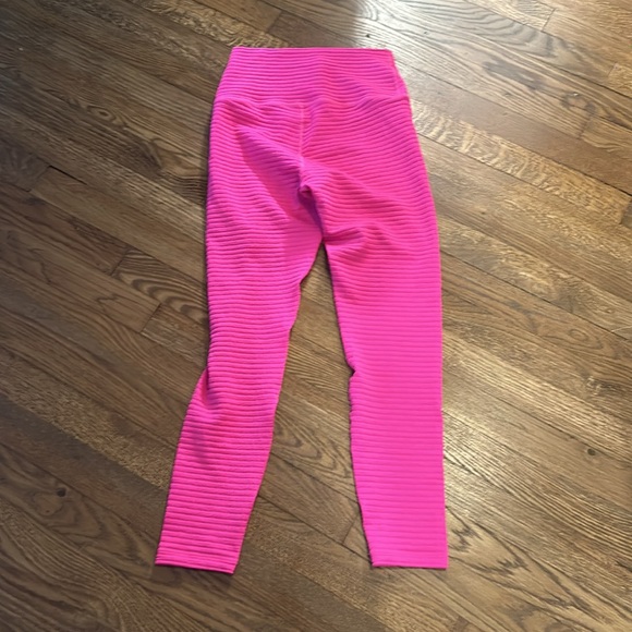CARBON38 Ribbed 7/8 Legging Neon pink - Picture 7 of 8